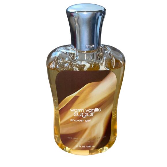 Bath & Body Works Warm Vanilla Sugar Shower Gel 8 0z - Signature Collection NEW - Picture 1 of 2